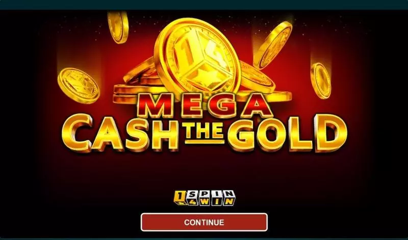 Mega Cash the Gold  Slots - Introduction Screen