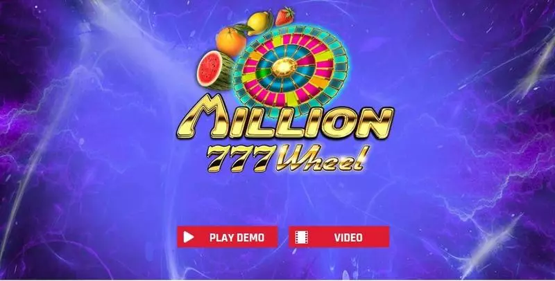 Million 777 Wheel  Red Rake Gaming Slots - Introduction Screen