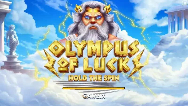Olympus of Luck Gamzix Slots - Introduction Screen