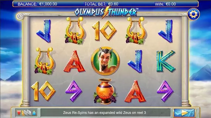 Olympus Thunder Nyx Interactive Slots - Main Screen Reels