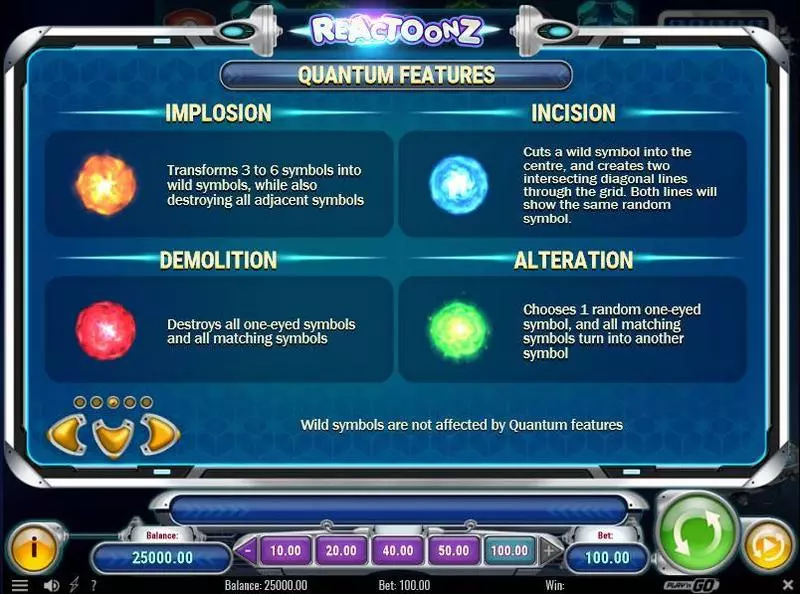 Reactoonz Play'n GO Slots - Bonus 4
