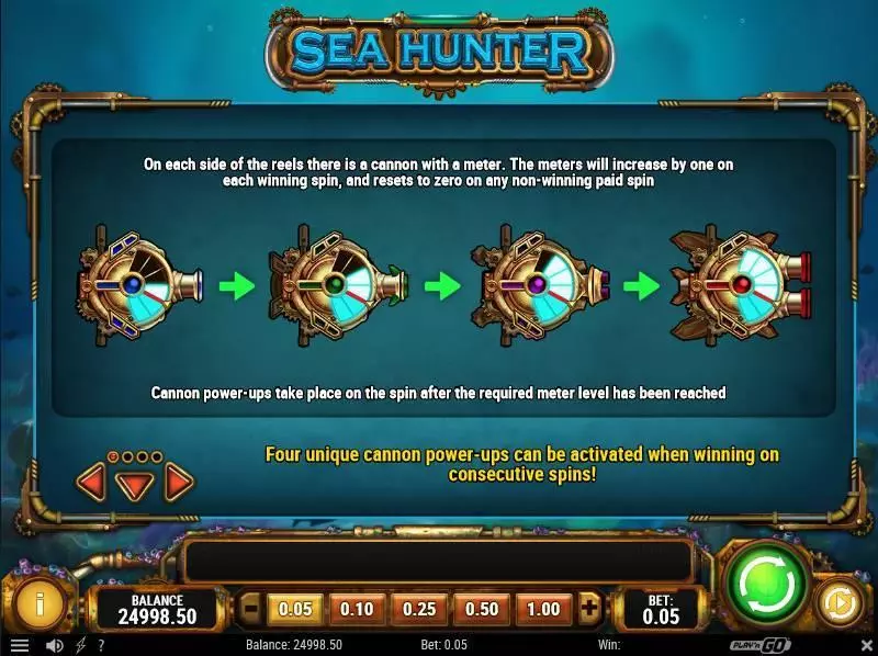 Sea Hunter Play'n GO Slots - Bonus 1