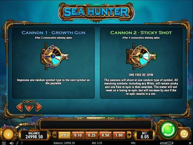 Sea Hunter Play'n GO Slots - Bonus 2