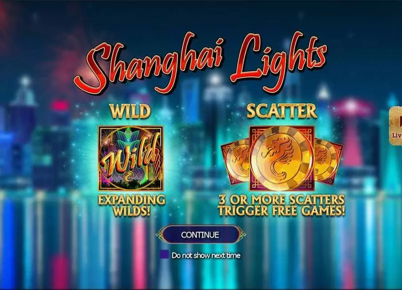 Shanghai Lights RTG Slots - Info and Rules
