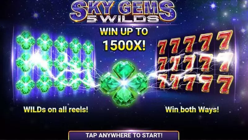 Sky Gems 5 Wilds Booongo Slots - Bonus 1