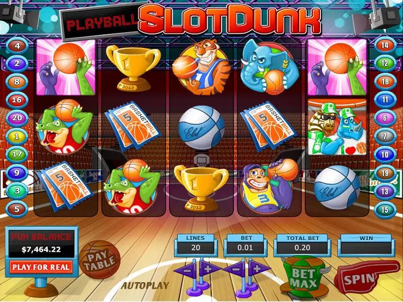 Slot Dunk Topgame Slots - Main Screen Reels