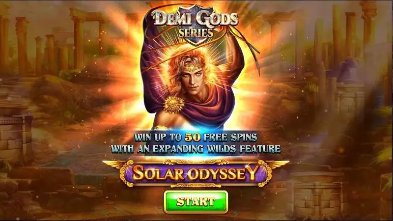 Solar Odyssey Spinomenal Slots - Introduction Screen