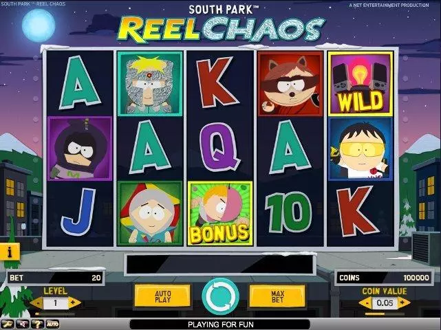 South Park: reel chaos NetEnt Slots - Main Screen Reels