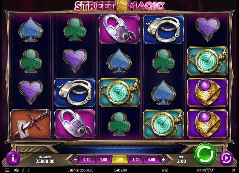 Street Magic Play'n GO Slots - Main Screen Reels