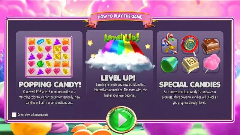 Sugar Pop BetSoft Slots - Info and Rules