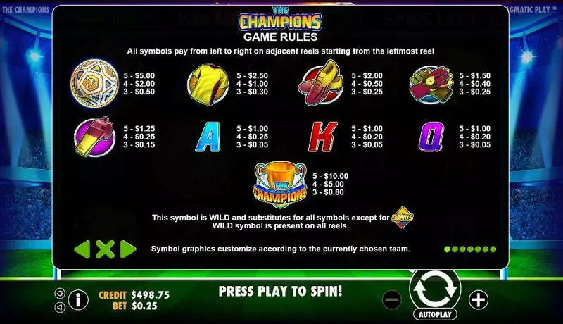 The Champions Pragmatic Play Slots - Info and Rules