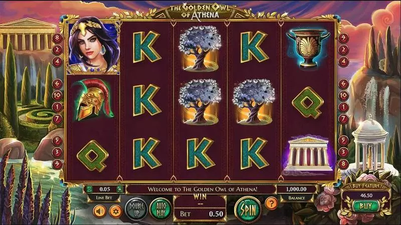 The Golden Owl of Athena BetSoft Slots - Info and Rules
