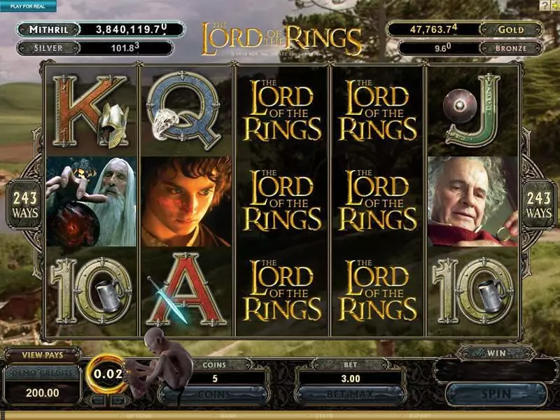The Lord of the Rings Microgaming Slots - Bonus 1