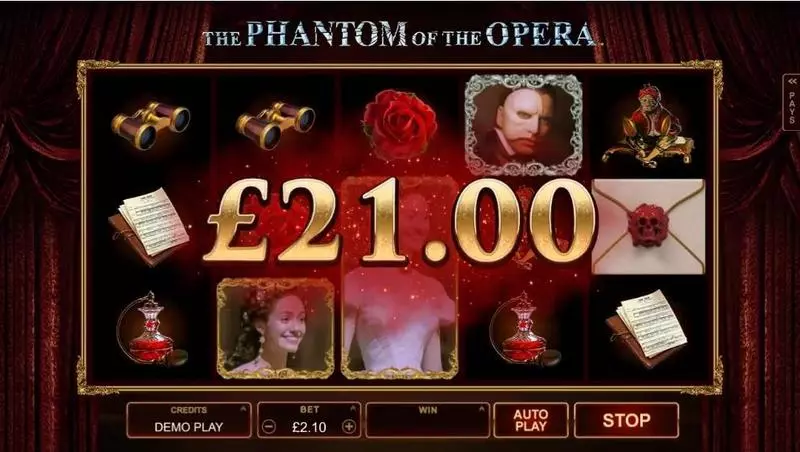 The Phantom of the Opera Microgaming Slots - Bonus 1