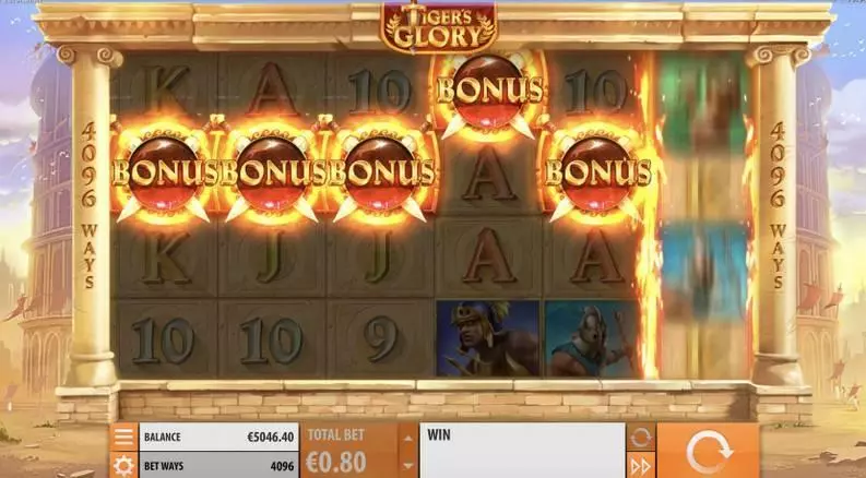 Tiger's Glory Quickspin Slots - Bonus 1