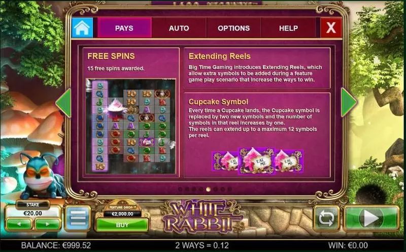 White Rabbit Big Time Gaming Slots - Bonus 2