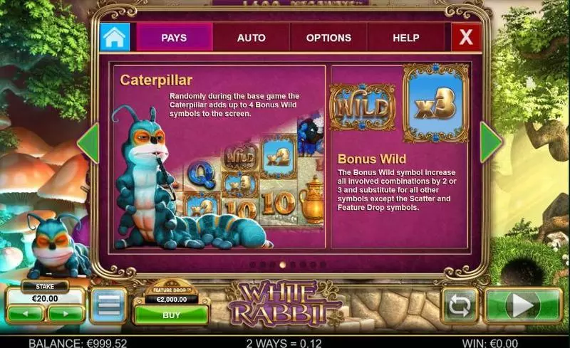 White Rabbit Big Time Gaming Slots - Bonus 3