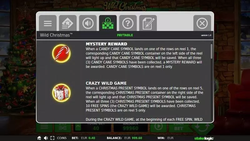 Wild Christmas StakeLogic Slots - Bonus 1