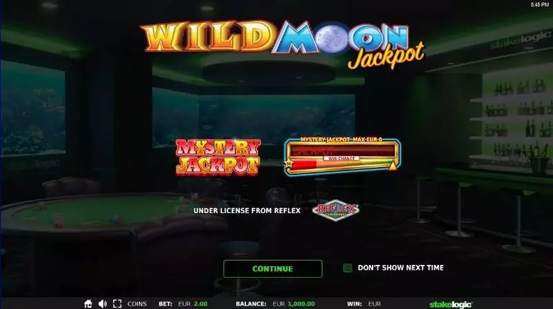 Wild Moon Jackpot StakeLogic Slots - Info and Rules