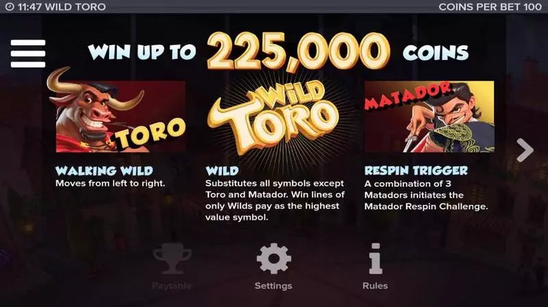 Wild Toro Elk Studios Slots - Info and Rules