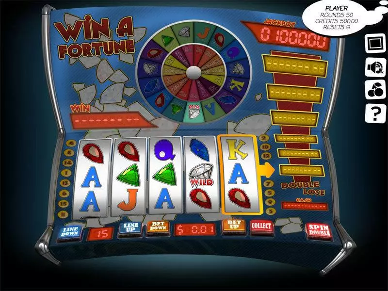 Win a Fortune Slotland Software Slots - Main Screen Reels