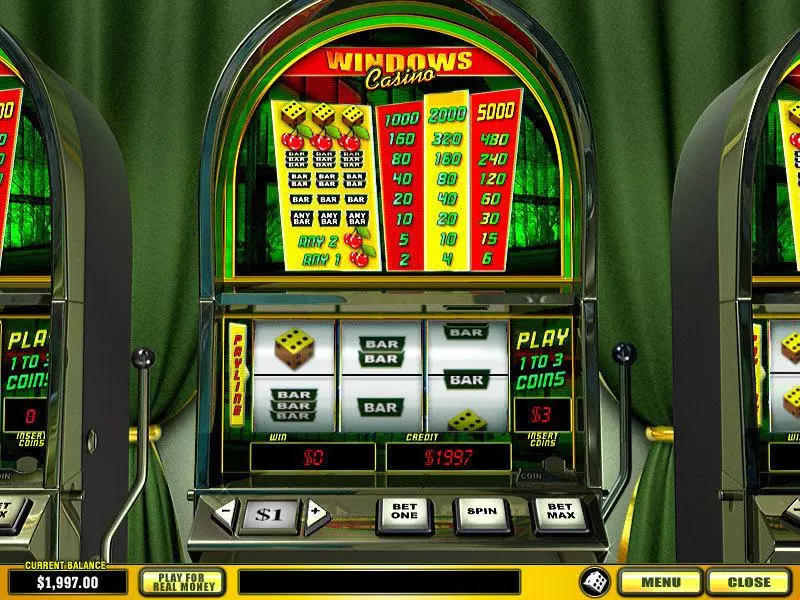 Windows Casino PlayTech Slots - Main Screen Reels