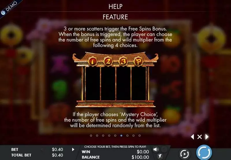 Year of the dog Genesis Slots - Free Spins Feature